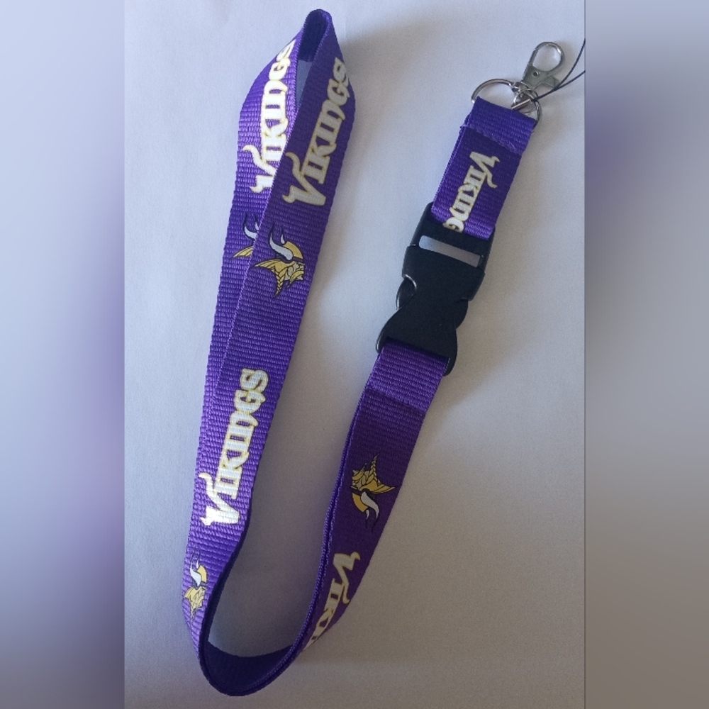 Purple Vikings Lanyard